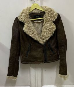 Brown Faux Fur Jacket