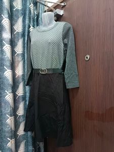 Classy One Piece Woolen Dress