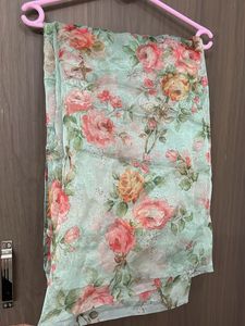 New Shimmering Organza Saree