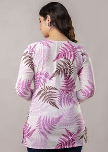 Floral Print Tunic Top