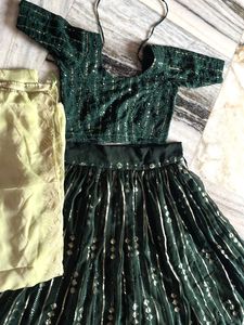 Green Lehenga