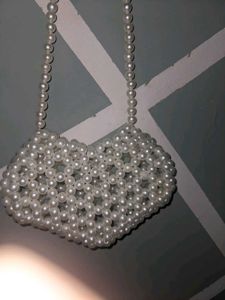 Beaded Heart ❤️ Shape Bag