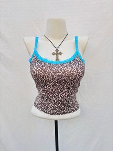 Leopard Lacey Cami