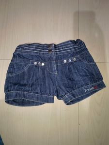 Denim Girls Shorts
