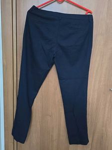 Arrow Woman Navy Blue Slim Fit Trousers Size 30