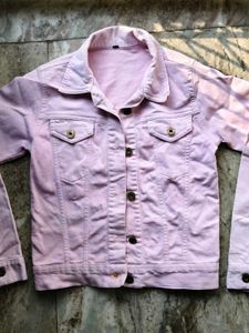 Pink Denim Jacket