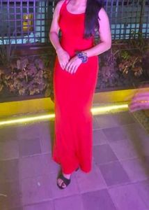 Red Bodycon Maxi Dress