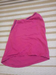 👕 Pink Sleeveless Kids T-Shirt (1–2 Years)