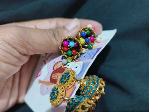 Vembley Jhumka Earrings