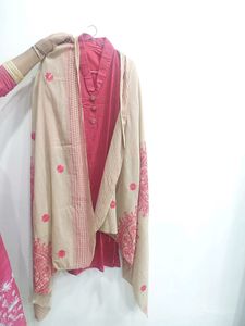 Kurta Set With Dupatta And Pant Plazzo