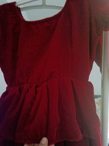 New Maroon Frok Just Stiched