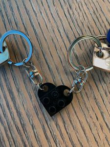 Lego Couple Keychain