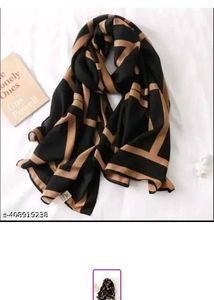 Stylish Patterned Scarf[Rayon]