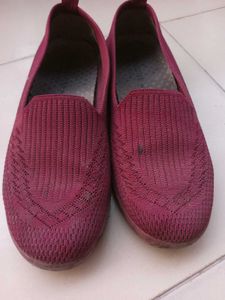 Casual Maroon Loafers