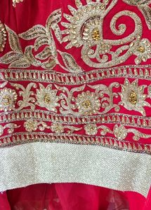 Red Gown In One Time Offer For Today!!