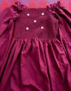 Elegant Maroon Dress