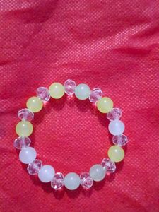All 4 AT 150. Clear Quartz Beaded Bracelet