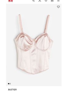 H&M Shirt Bustier Tank Top