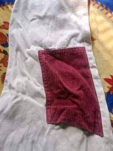 Unique Patchwork Pocket Pants