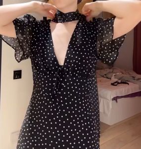 Polka Dot Mini Dress