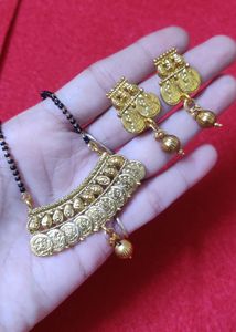 Mangalsutra With Earrings