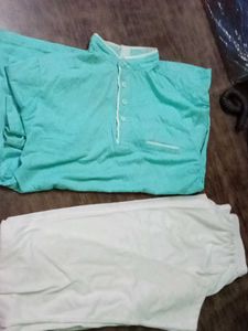 Girls' Full Sleeves T Shirt Pajama Set