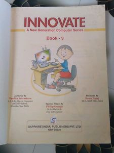 Innovate Class 3 Computer Book.