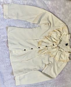Vintage lace Ruffle Top