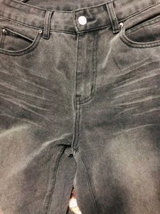 Wide Leg Black Jeans