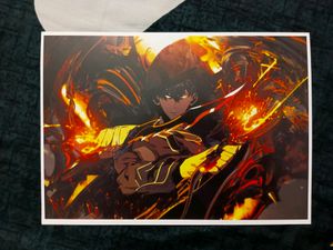 Anime Poster Naruto, One piece, demon slayer, solo