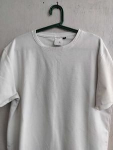 H&amp;M Classic White Crew Neck T-Shirt