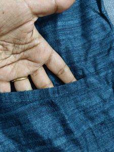 Fabindia Sleeveless Jacket In Pure raw silk
