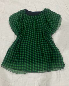 Green Kaftan Top