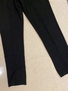 Black Straight Leg Dress Pants