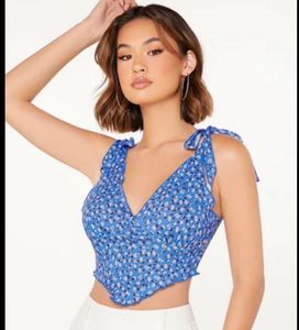 Floral Tie Top