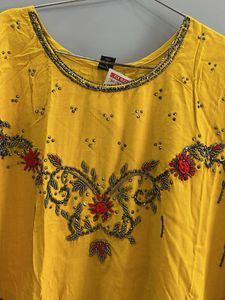 Yellow Kurta Set (XL)