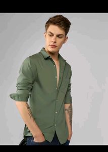 Dennis Lingo Green Shirt 38 inch S Size