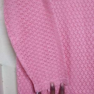 Vintage Pink Lace Dress