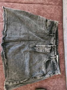 Short Denim Skirt