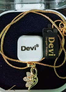 Devi Designer Jewelry Necklace 24ct Gold Plated