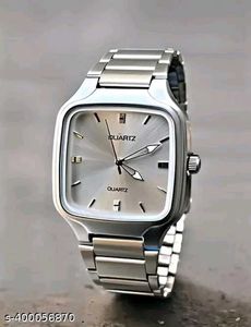 Sleek Black Quartz Watch