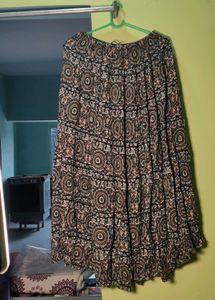 Patterned Ethnic Skirt