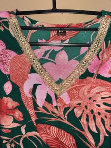 Floral Print Kurta Set