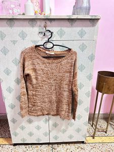 Brown Knit Sweater