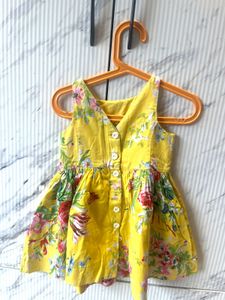 Ralph Lauren Floral Yellow Dress