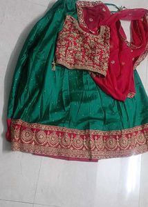 Elegant half sareee