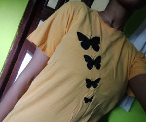 Yellow Butterfly T-Shirt