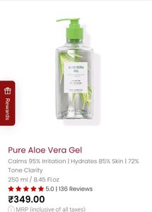 Pure Aloevera Gel 250ml 🌱🌊