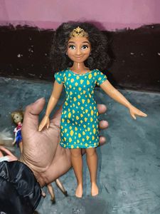 Princess Doll with Dress &amp; Crown