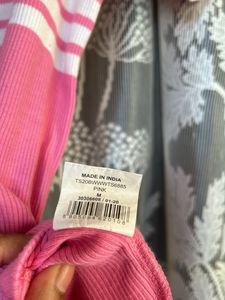 Price Drop!! TeamSpirit Pink Ribbed Top